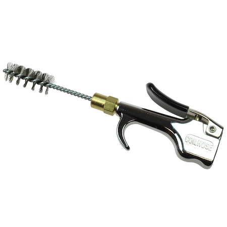 Coilhose Pneumatics Blow Gun with Brush Tip Steel 801